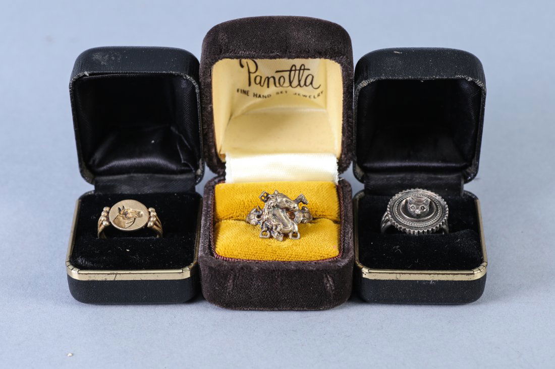 3 Vintage Designer Sterling Rings (1 of 4)