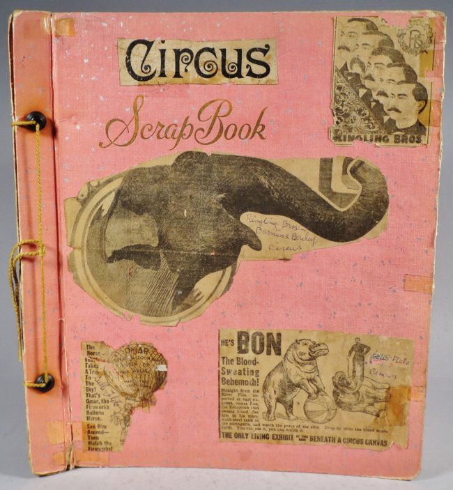 Looping the Gap! Circus Scrapbook, Barnum & Bailey 1887 (1 of 9)