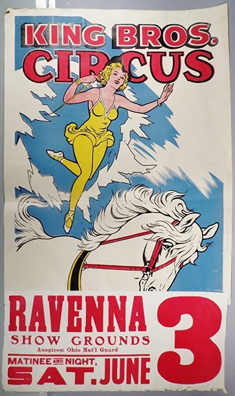 Vintage King Bros. Circus Poster (1 of 1)