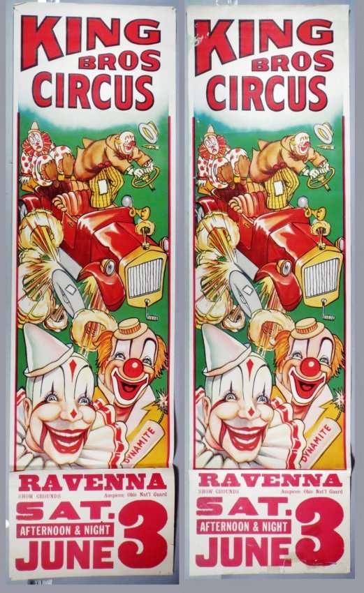 2 Vintage King Bros. Circus Posters (1 of 1)