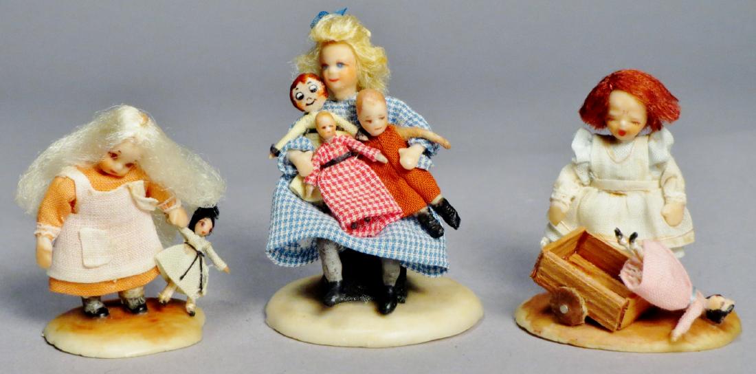 N.I.A.D.A. Artist Irma Park Miniature Wax Dolls with (1 of 7)