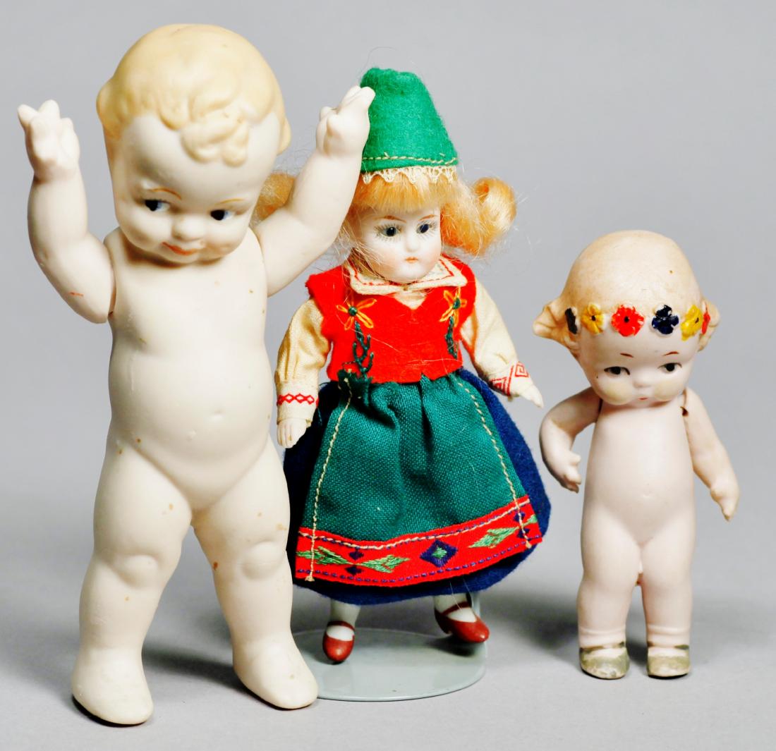 Antique Hertwig Bisque Doll, Plus (1 of 4)