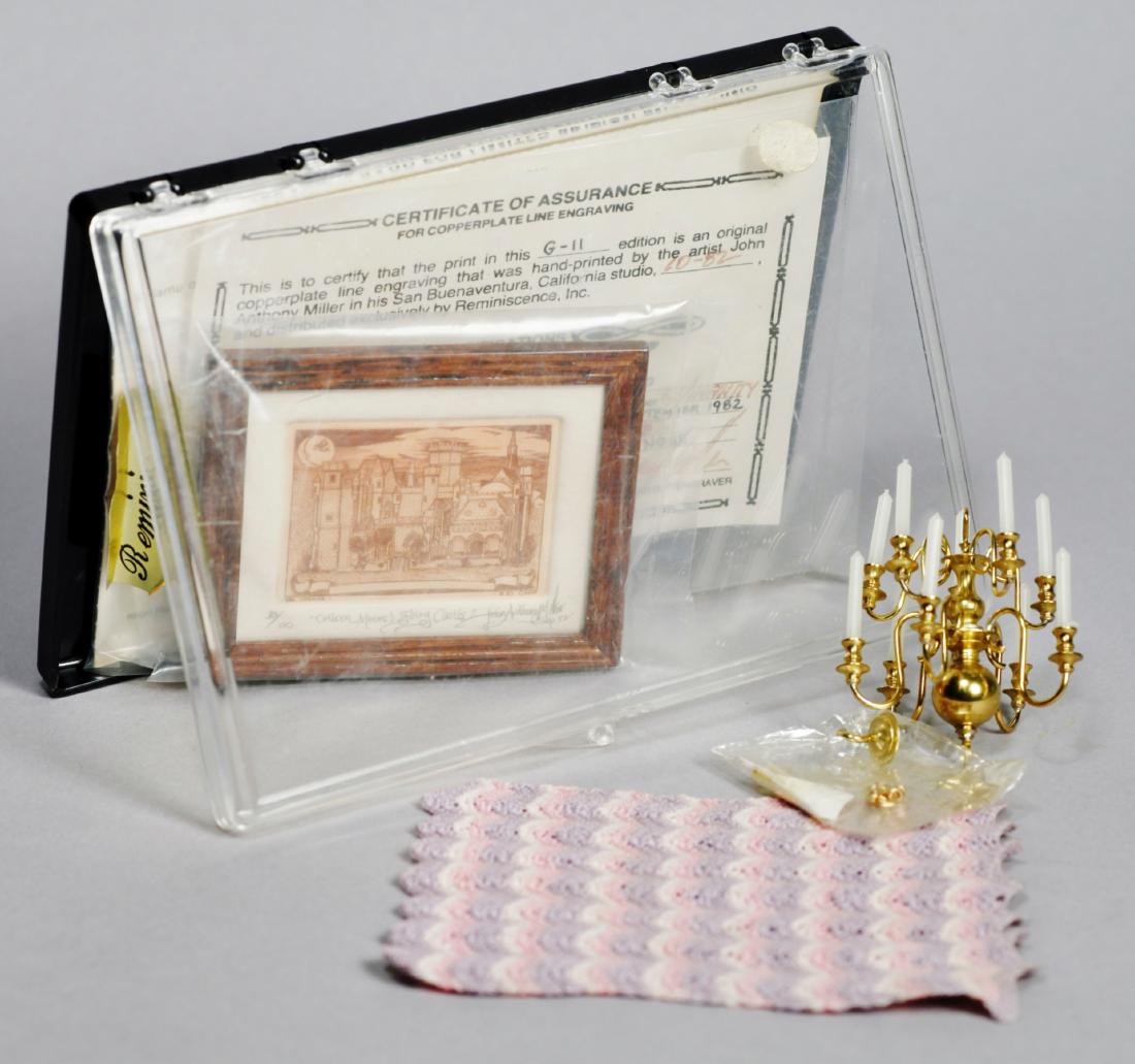 John Anthony Miller Dollhouse Wall Art, Chandelier (1 of 4)