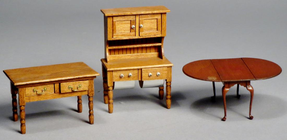 Dollhouse Miniature Designer Furniture Artist Signed (1 of 8)