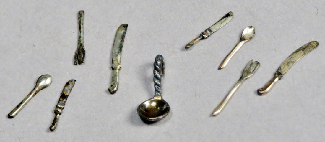 Vintage Acquisto Sterling Dollhouse Miniature Flatware (1 of 2)
