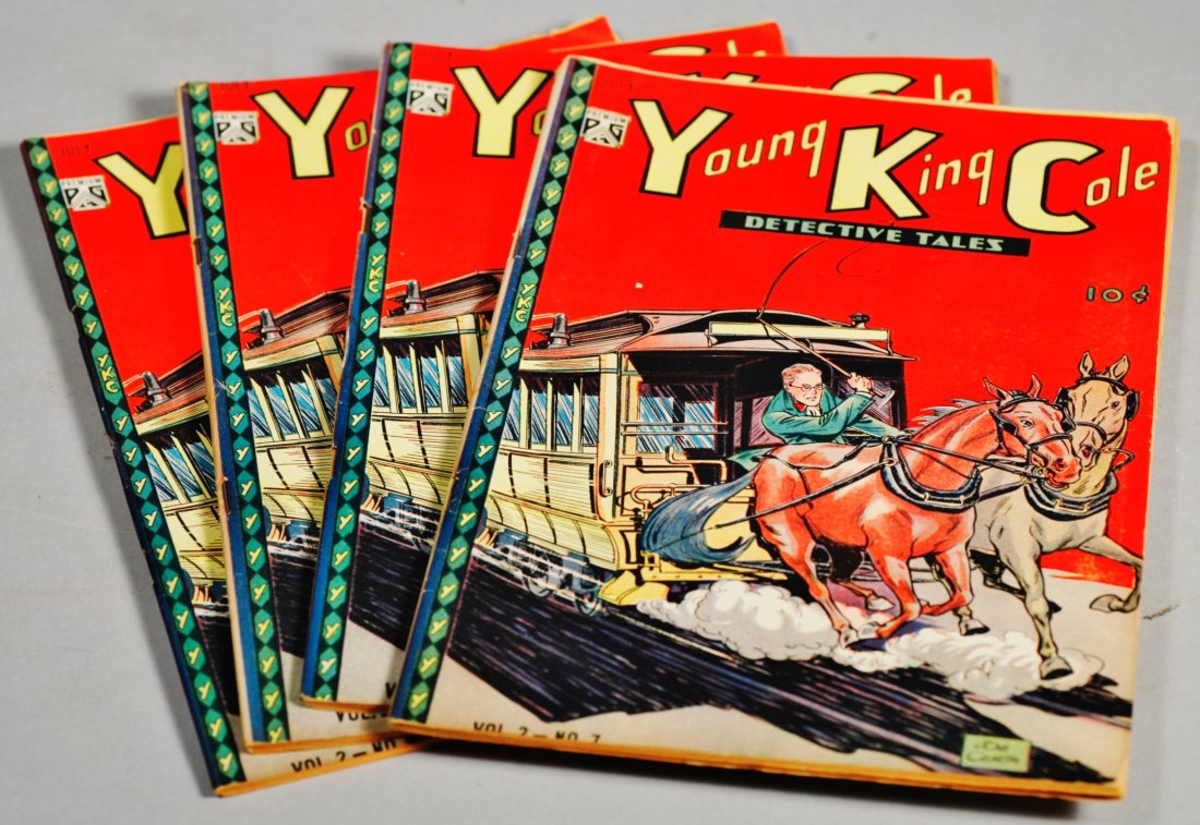 Lot of 4 Young King Cole Detective Tales Comics (1 of 3)