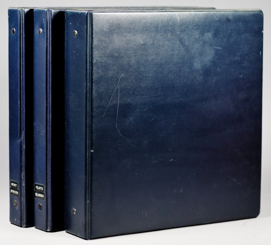 3 Stamp Albums of UNCANCELLED Stamps (1 of 9)