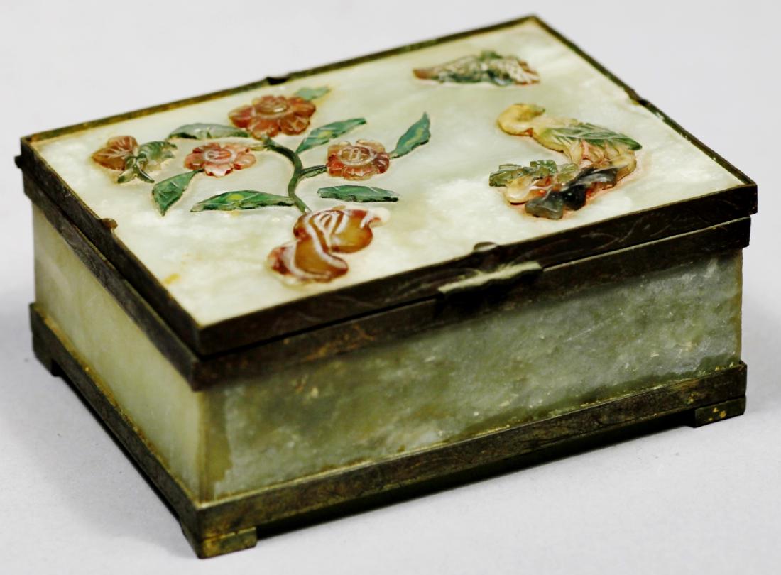 Antique Chinese Jade Trinket Box (1 of 8)