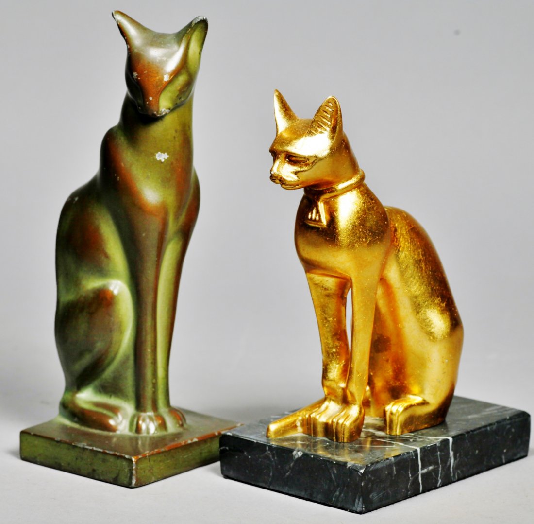 Pair of Cat Statues (1 of 6)