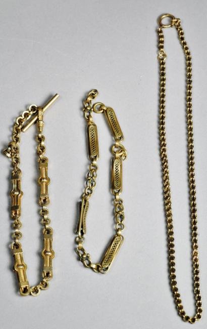 Antique Watch Chain Lot Victorian (1 of 3)