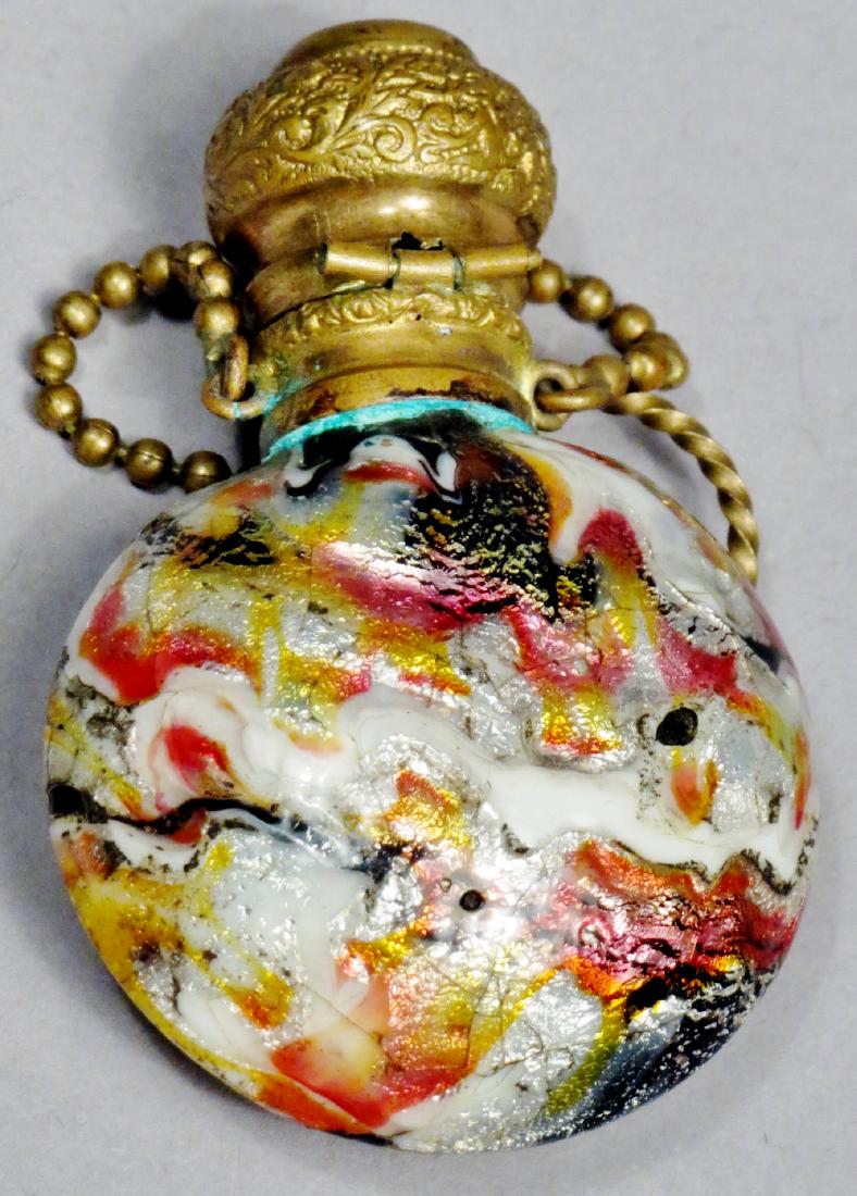 Venetian Aventurine ChÃ¢telaine Perfume/Vinaigrette (1 of 7)