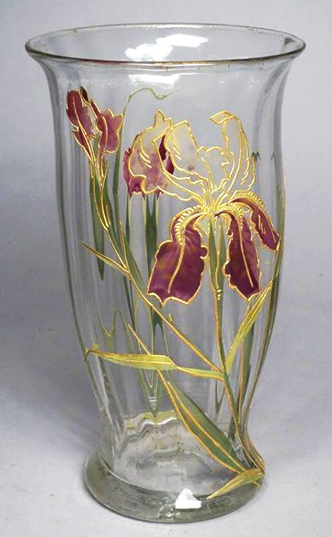 Vintage Mont Joye Legras Flower Vase (1 of 7)