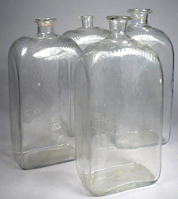 18th C Stiegel Type Spirits Decanter/Bottle (1 of 15)
