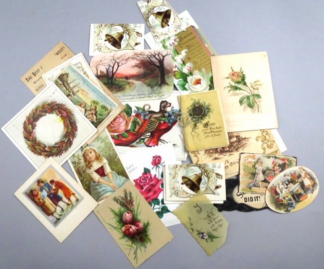 33 pcs of Victorian ephemera (1 of 6)