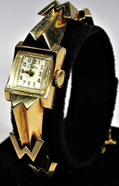 Vintage Solid 14K Gold Croton Watch (1 of 5)