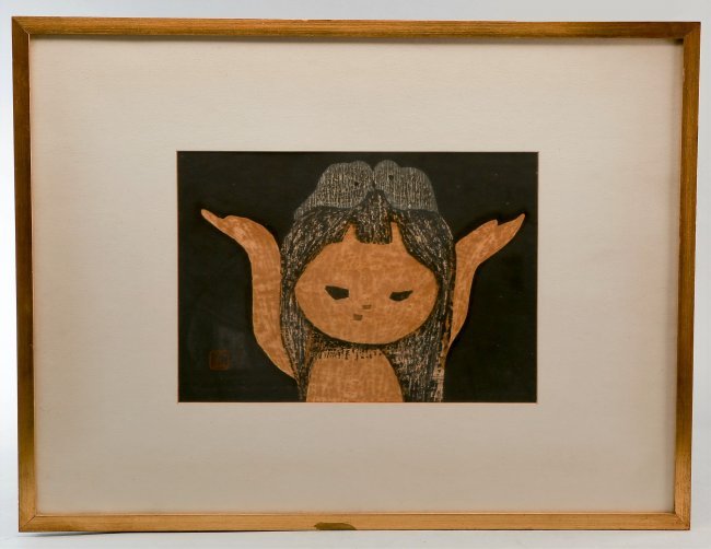 Kaoru Kawano Woodblock Print (1 of 3)
