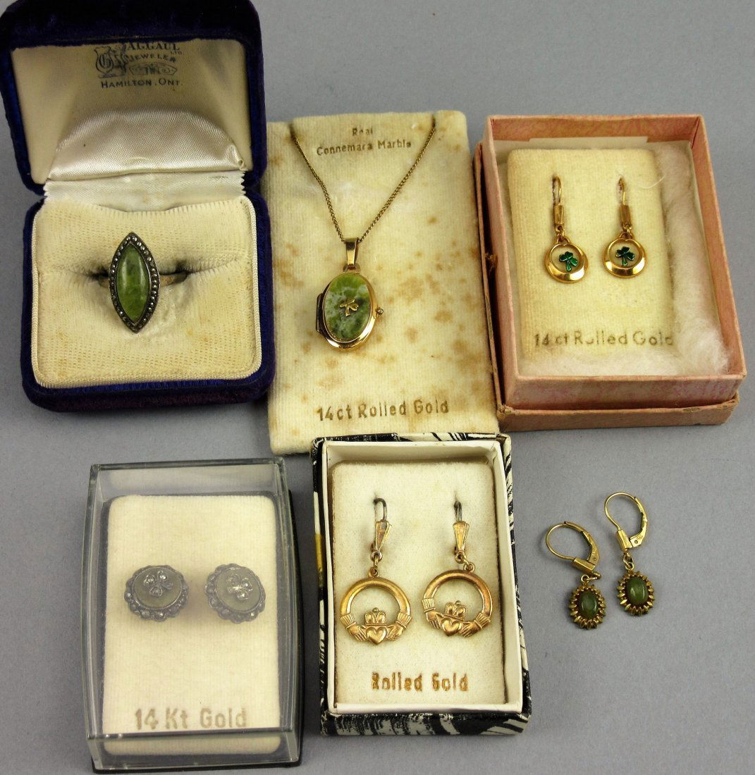 Irish Gold Jewelry Lot (1 of 3)