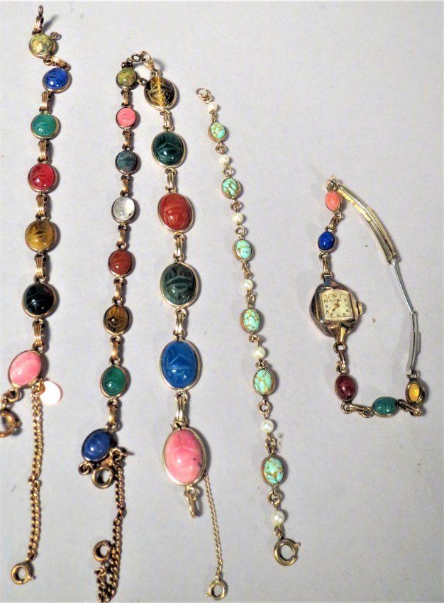 Vintage Lot, Gold Filled Bracelets/Watch (1 of 10)