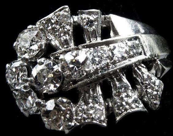 1ct+ 14k White Gold & Diamond Ring (1 of 10)