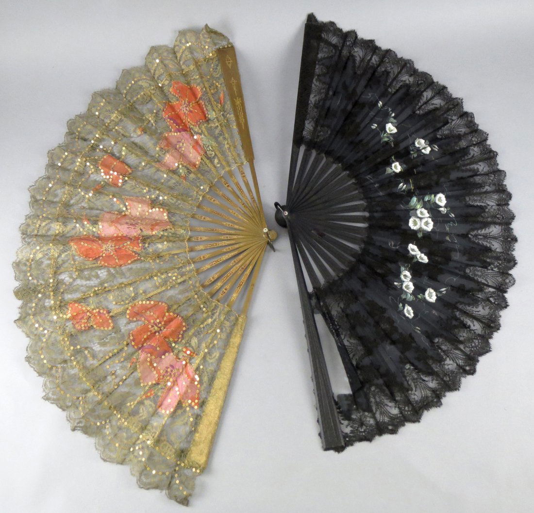 Victorian Lace Fan Lot (1 of 10)