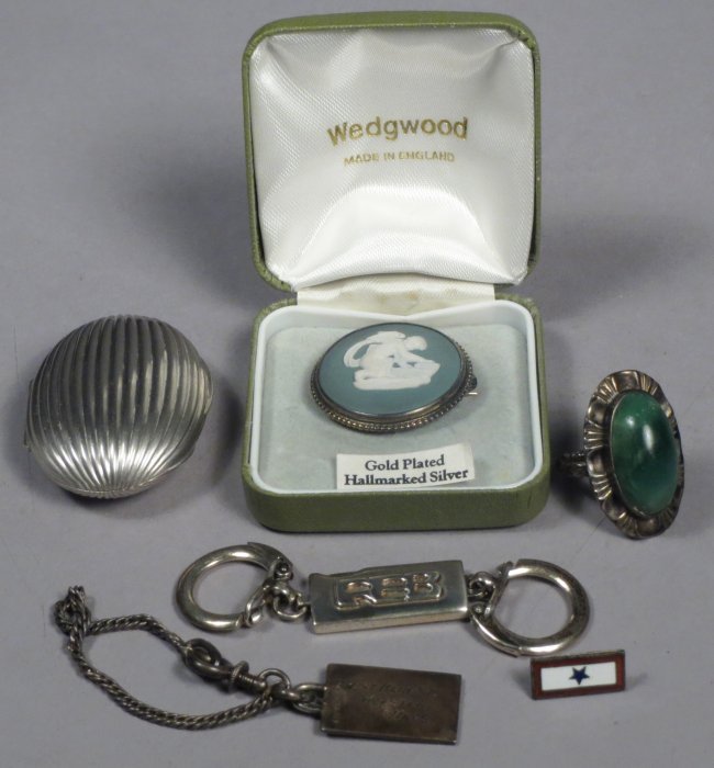 Misc. Vintage Sterling Lot, Doskow, Wedgwood & More (1 of 4)