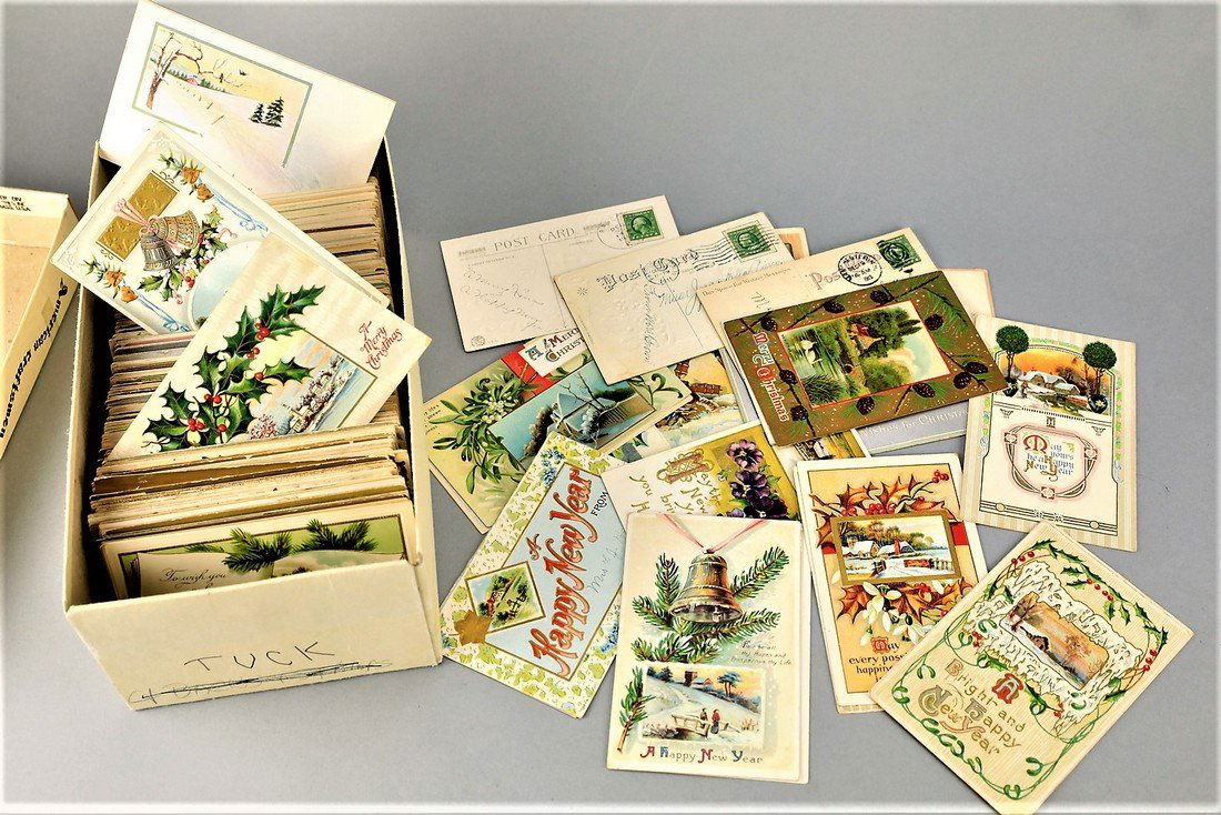 400 + Antique & Vintage Christmas/New Years Postcards (1 of 4)