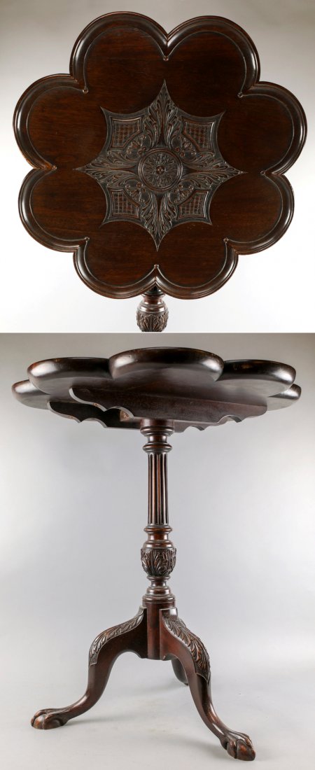 Mahogany Georgian Tilt Top Tea Table (1 of 6)