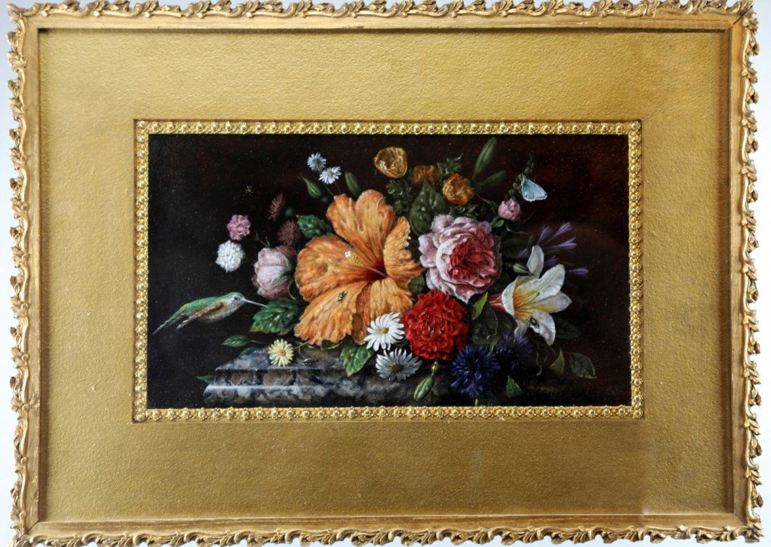 Rick Peterson Oil On Canvas Board Artist Signed Paintin (1 of 3)