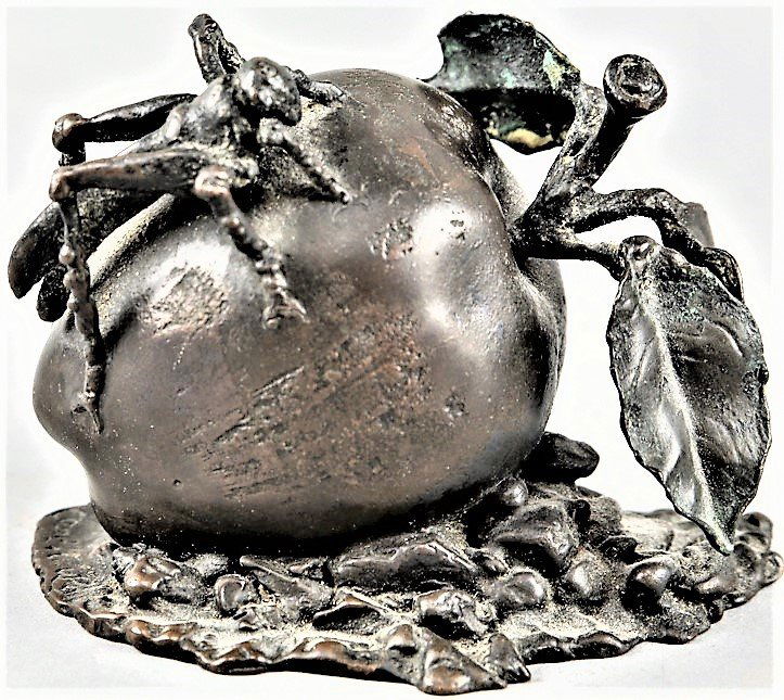 Antique Austrian Bronze Artist Signed of Grasshopper (1 of 5)