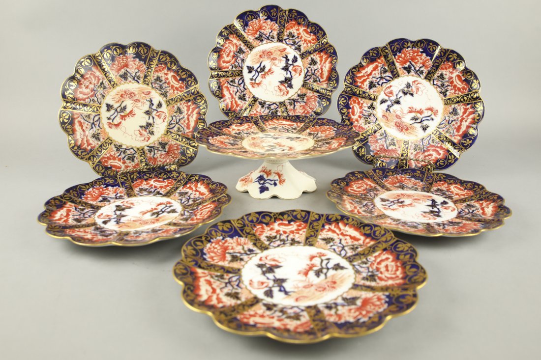 Vintage Foley China (JF Wileman) Imari Plates (1 of 4)