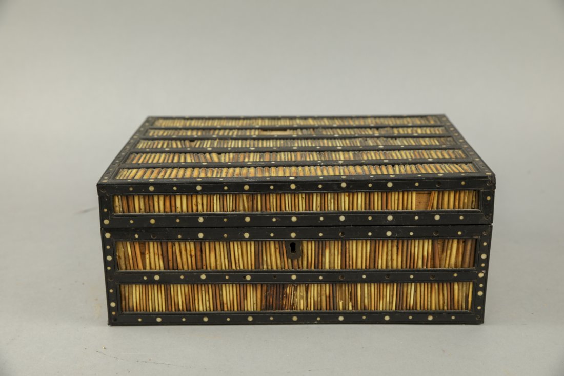 Inlaid Porcupine Quill Box (1 of 5)
