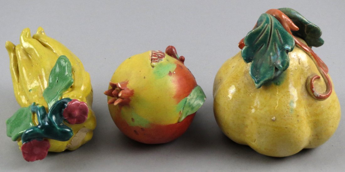 Antique Chinese Ceramic Altar Fruit (1 of 10)