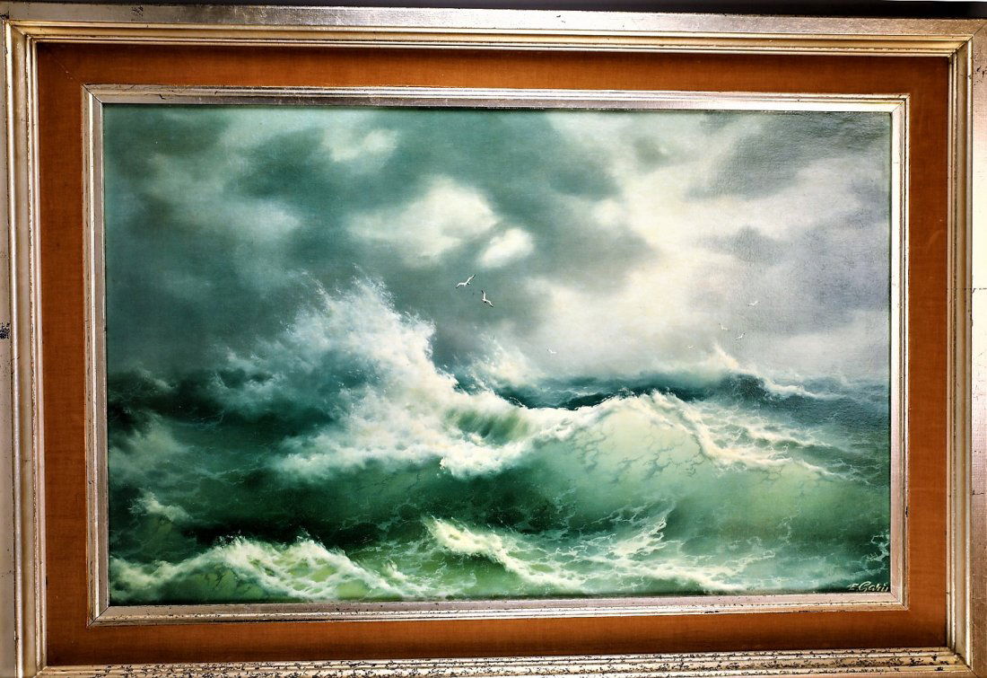 Savage Seas Coastal Scene Lithograph (1 of 3)