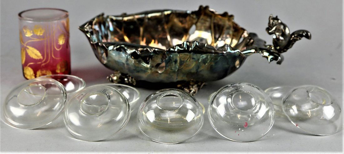 Antique Pairpoint Silver Plate Nut Bowl (1 of 4)