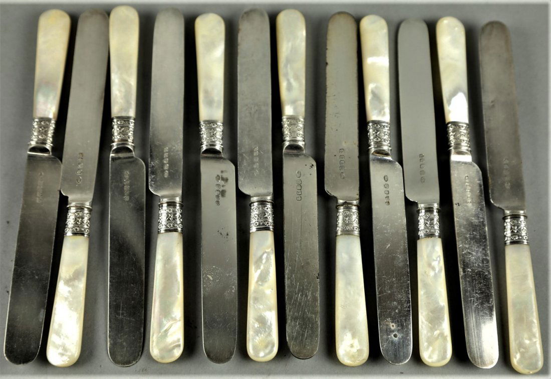 Antique Sheffield Knives Set of Set (1 of 1)