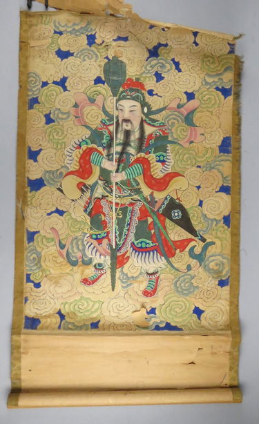 Antique Chinese Silk Painting Feb 17 2019 Appraisal Estate