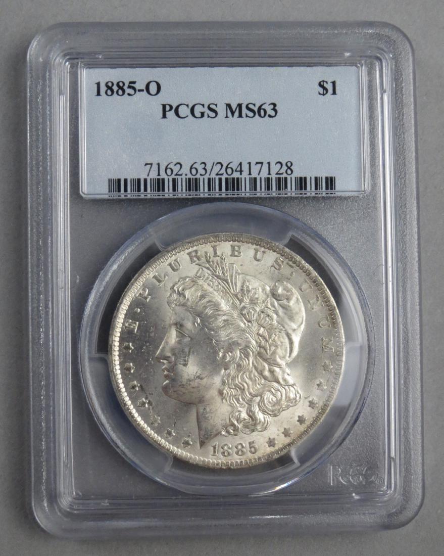 1885 O MS63 Morgan PCGS Graded (1 of 2)