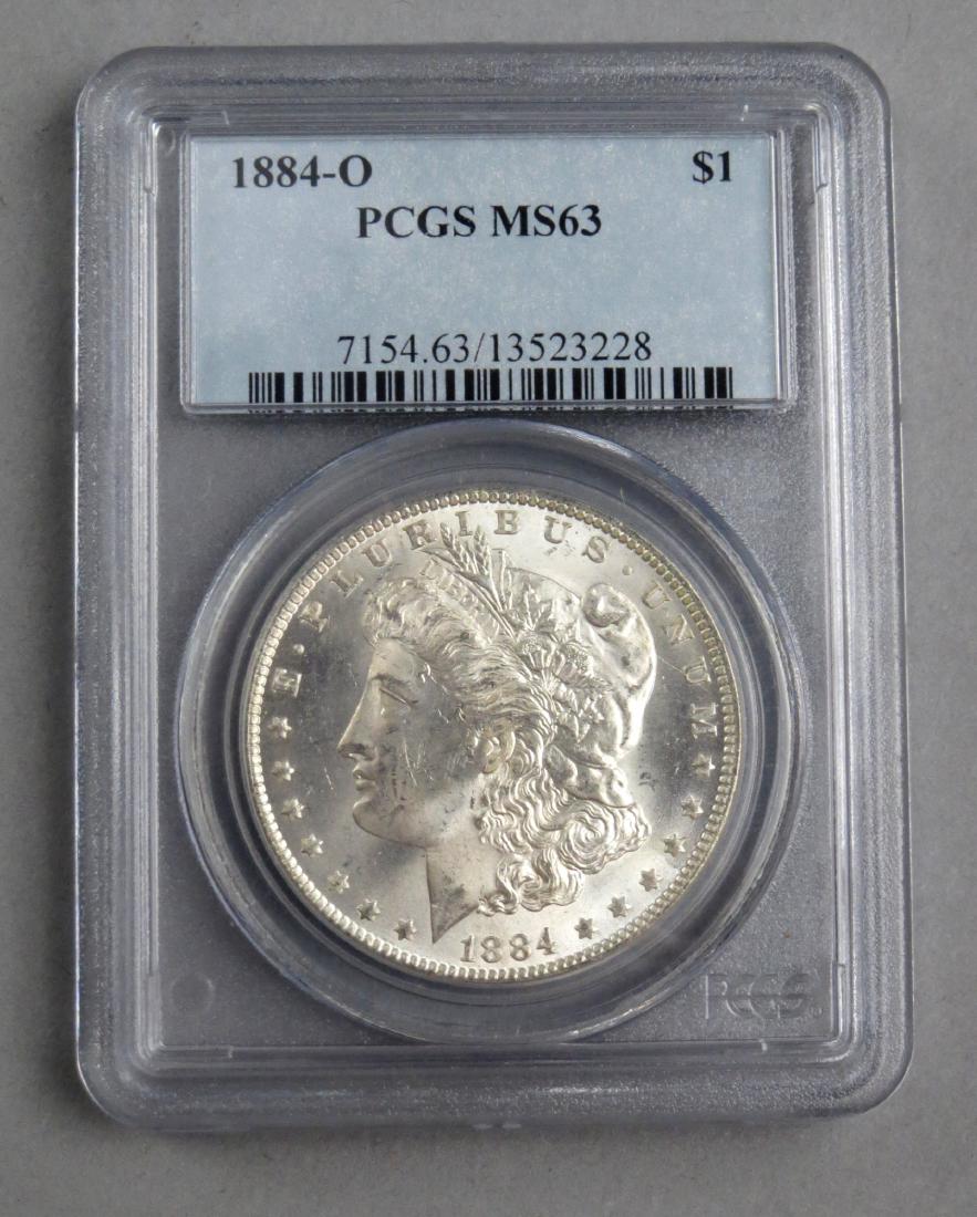 1884 O MS63 Morgan PCGS Graded (1 of 2)
