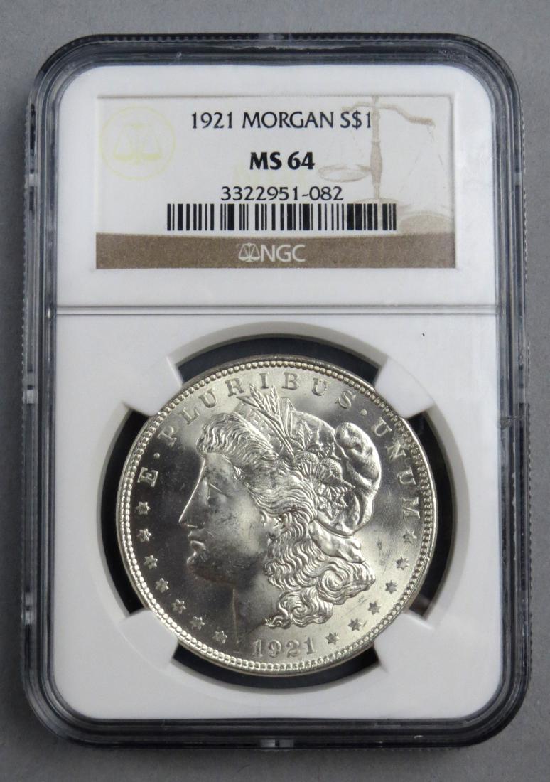1921 MS64 Morgan NGC Graded (1 of 3)