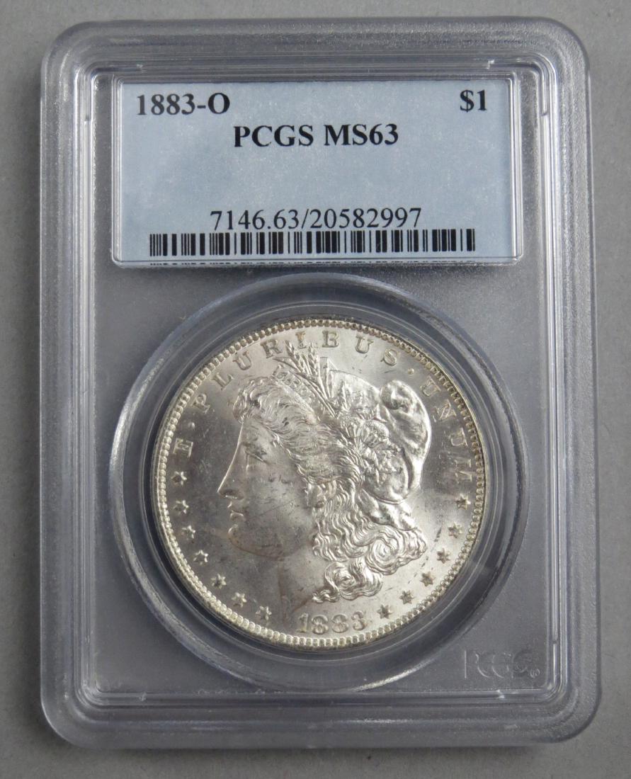1883 O MS63 Morgan PCGS Graded (1 of 3)