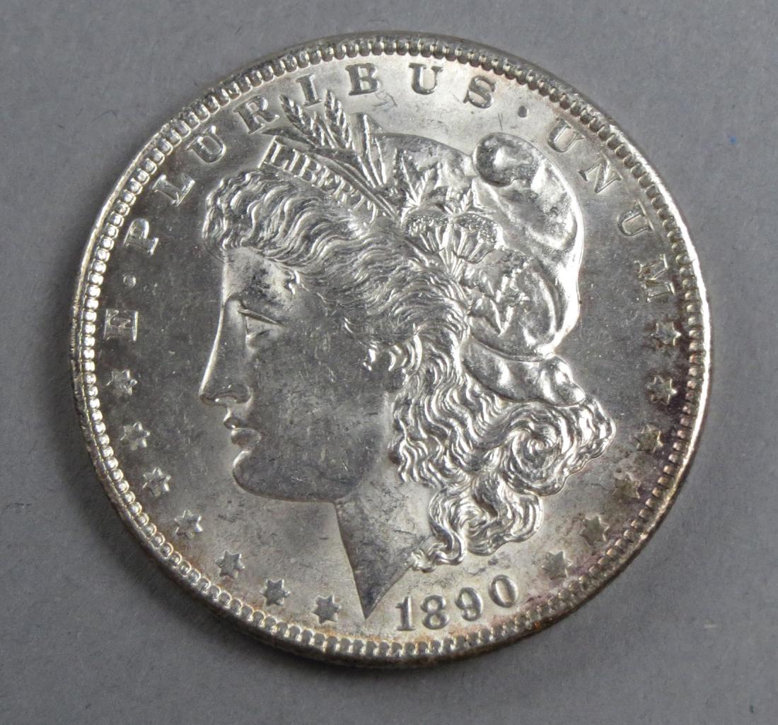 1890 P Morgan Silver Dollar (1 of 2)