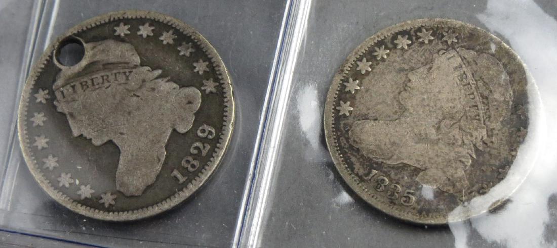 1829 & 1835 Capped Bust Dime (1 of 6)