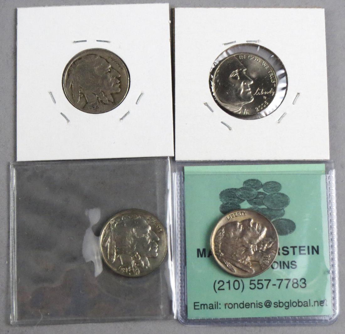 Lot of 3 Buffalo Nickels 1936 D/D Errorm 1938 D (1 of 2)