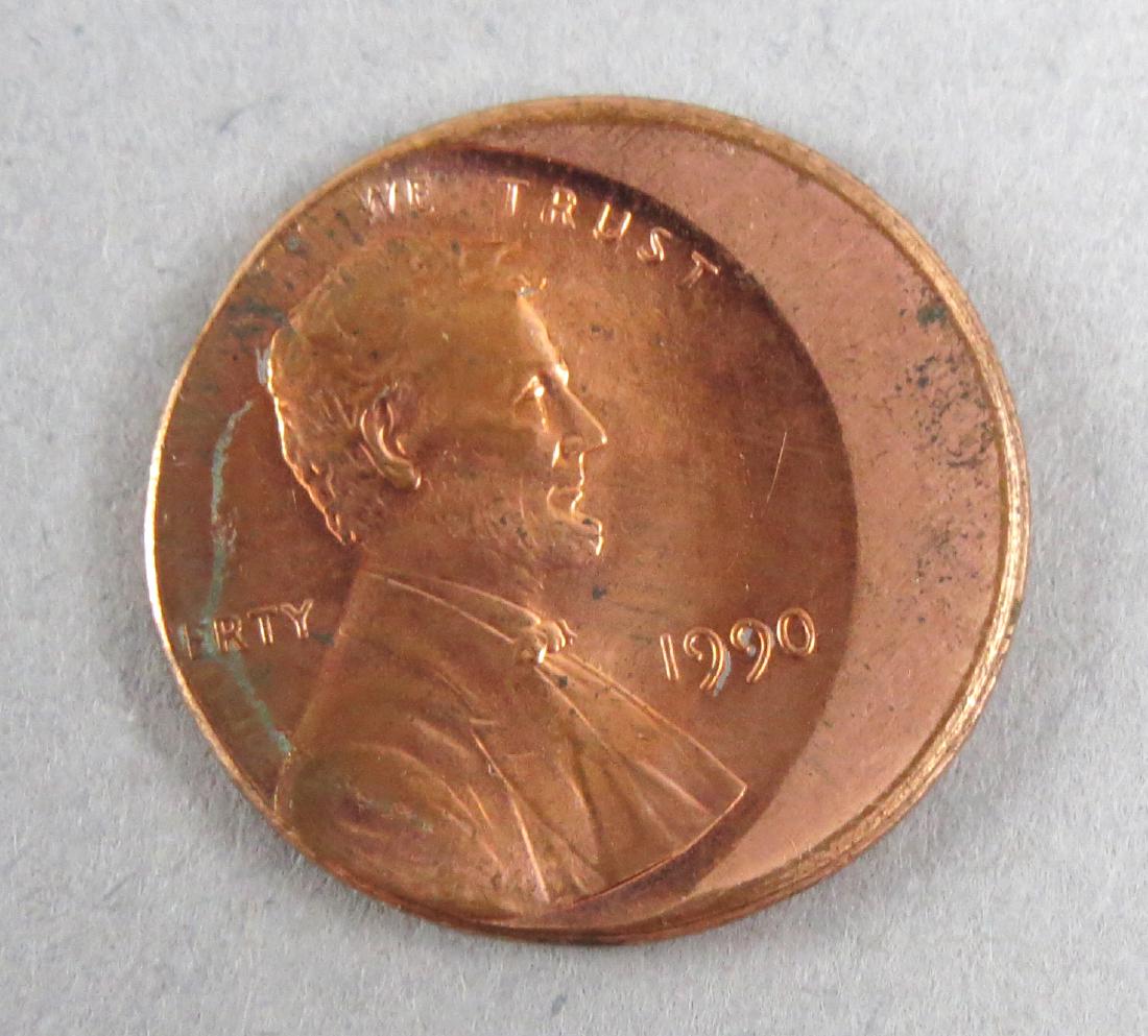 1990 P Error Lincoln Penny (1 of 2)
