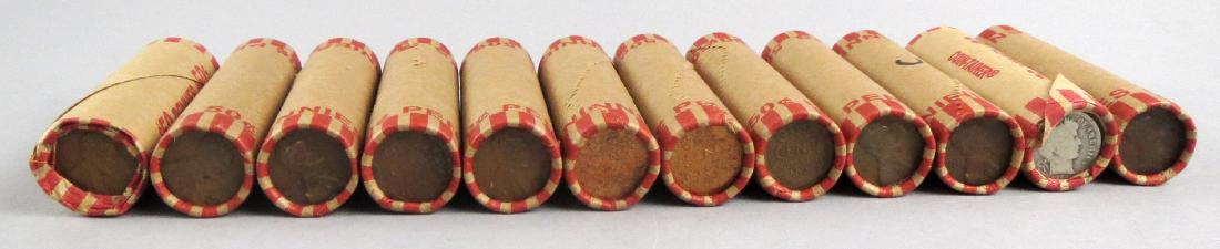 12 rolls of what appears to be Wheat Pennies (1 of 11)