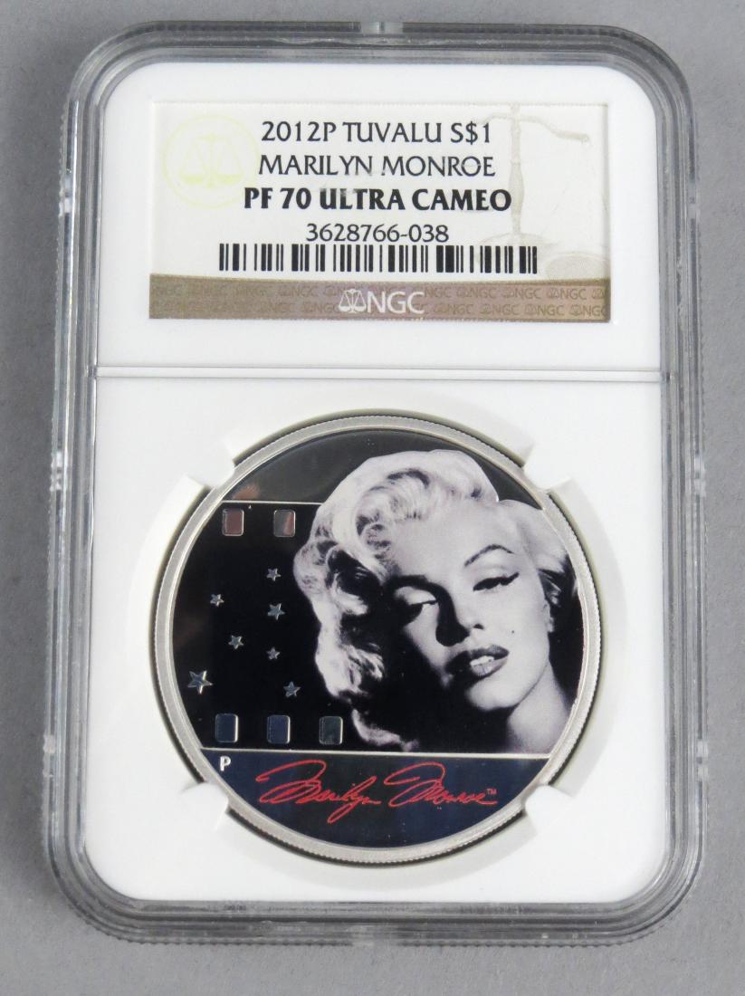 2012 P Pf 70 Ultra Cameo Marilyn Monroe Tuvalu Ngc