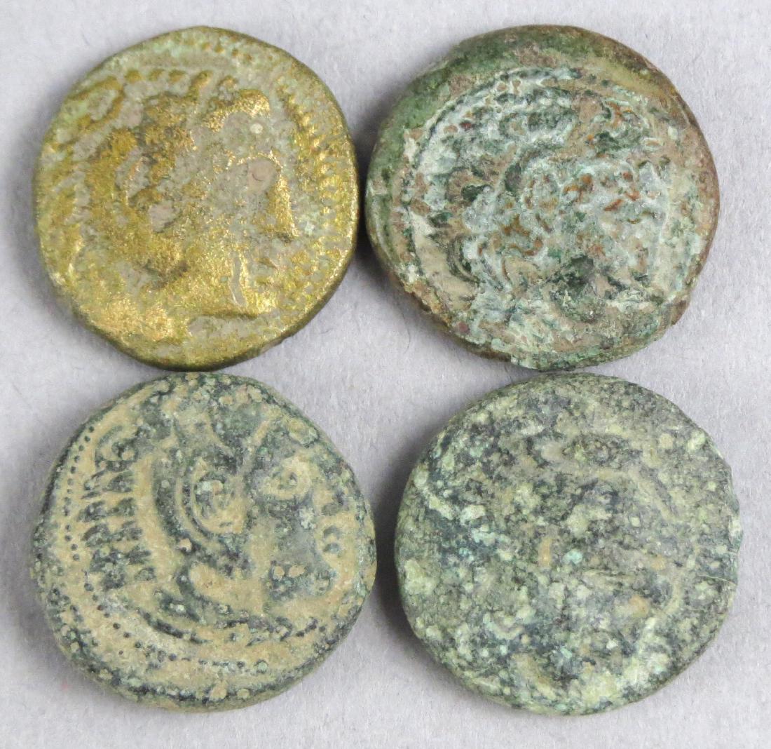 4 Ancient Greek Coins (1 of 2)