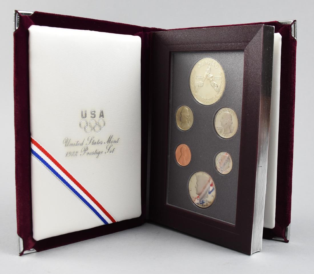 1988 Proof Prestige Set, Featuring a SIlver $ Olympic (1 of 7)