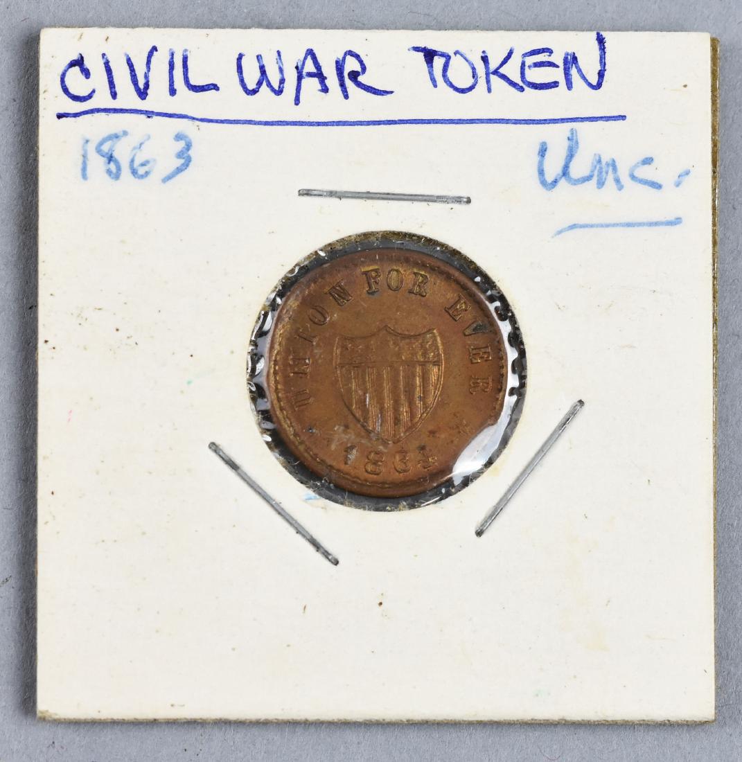 1864 "Union For Ever" Civil War Token (1 of 2)