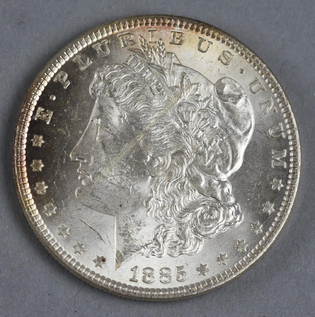 1885 P Morgan Silver Dollar (1 of 3)